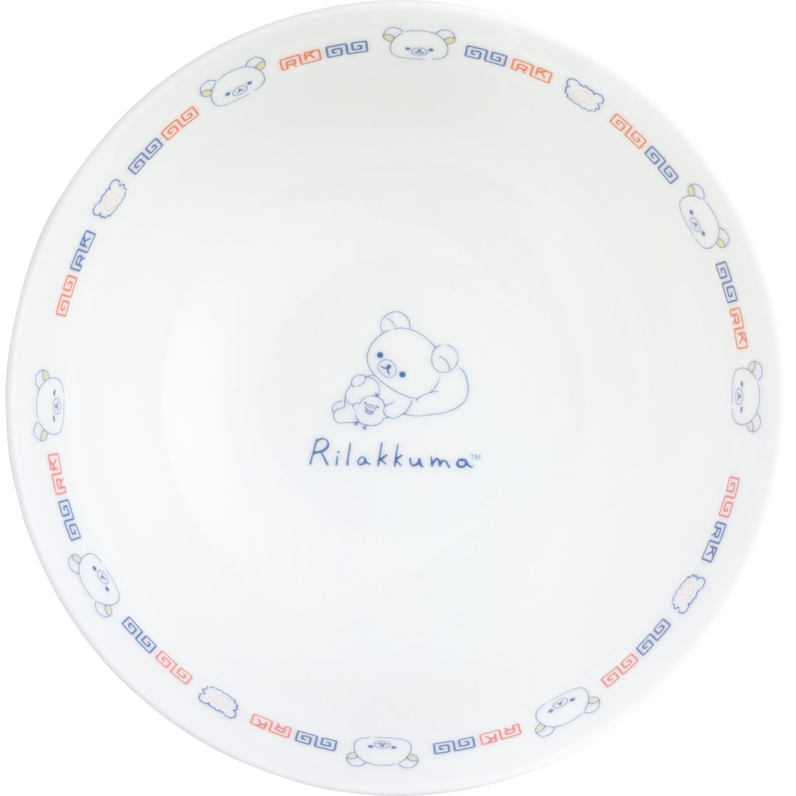 San-X Rilakkuma Ramen Bowl Tk19901 Large Ceramic Bowl- Japan Figure Store - #1 Bring To You The Best Japanese Goods