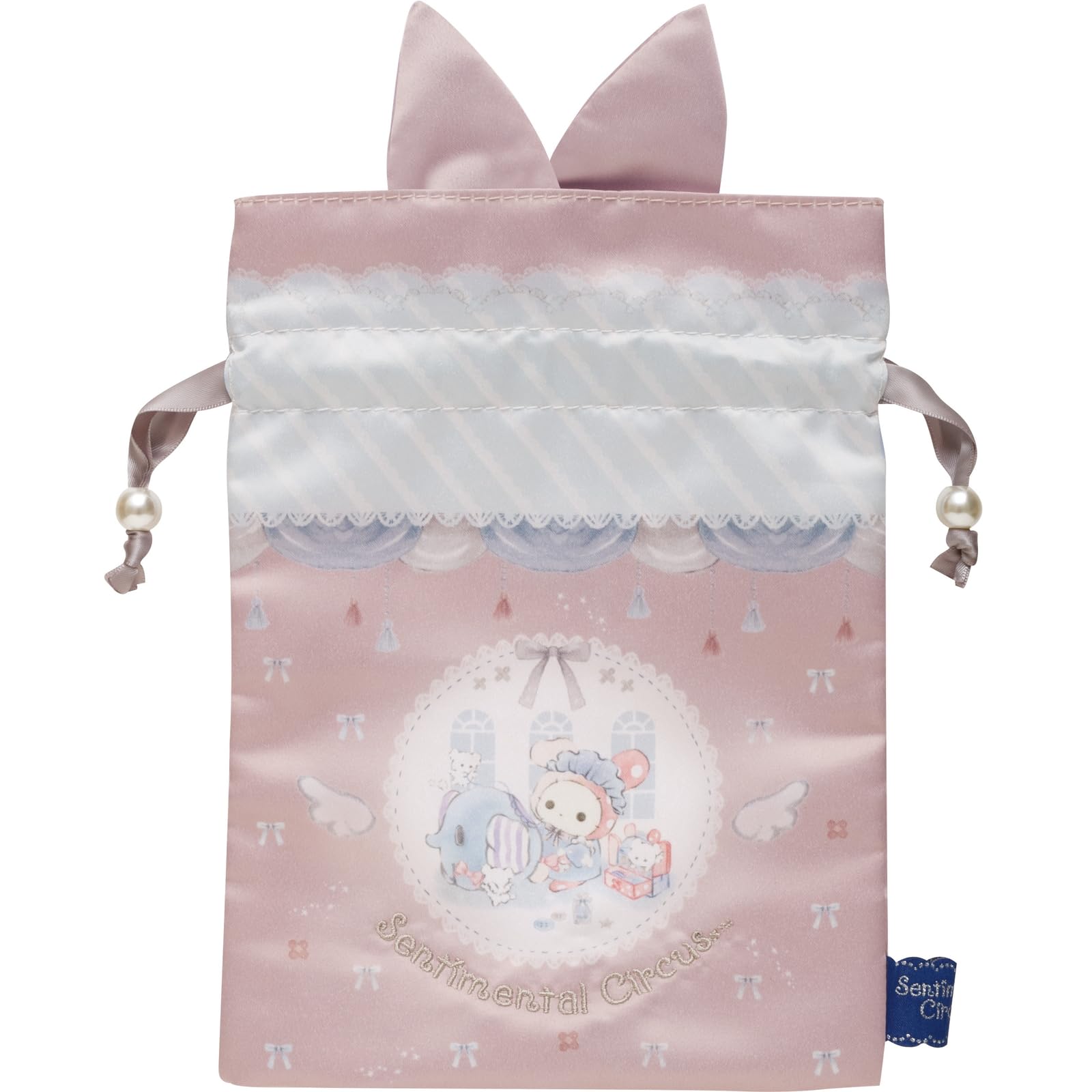San-X Sentimental Circus Drawstring Bag for Kids - Model Ca50401- Japan Figure Store - #1 Bring To You The Best Japanese Goods