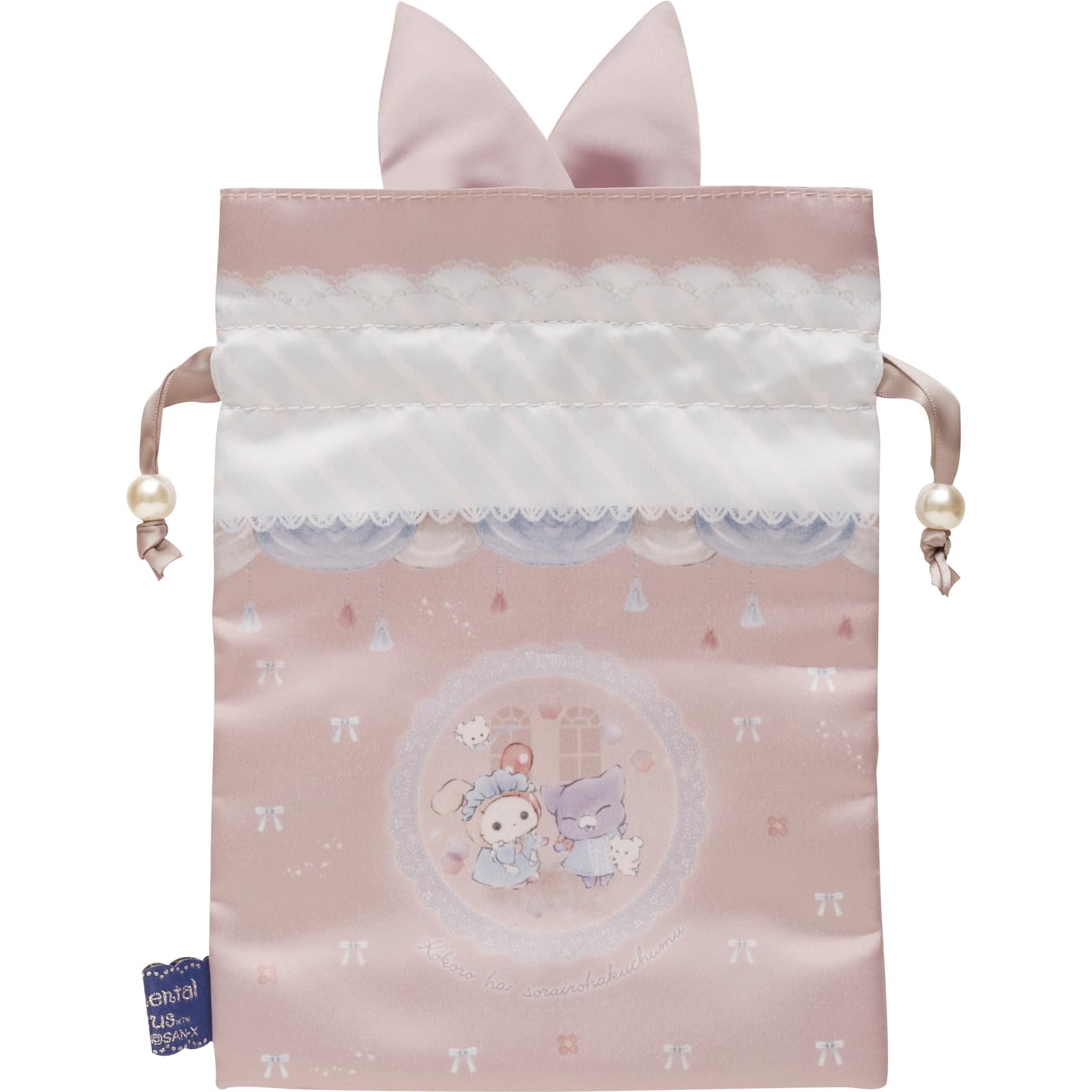 San-X Sentimental Circus Drawstring Bag for Kids - Model Ca50401- Japan Figure Store - #1 Bring To You The Best Japanese Goods