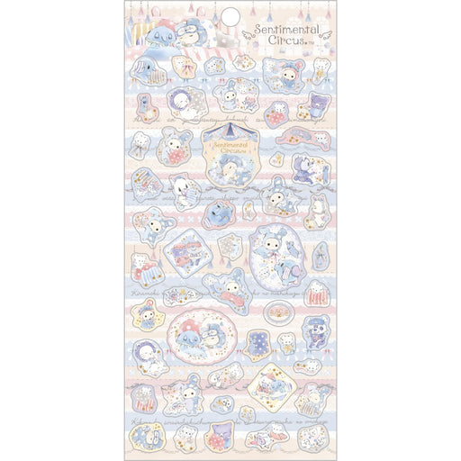 San-X Sentimental Circus Remake Window Daydream Sticker Se60502 H17.5 x W9 Cm- Japan Figure Store - #1 Bring To You The Best Japanese Goods