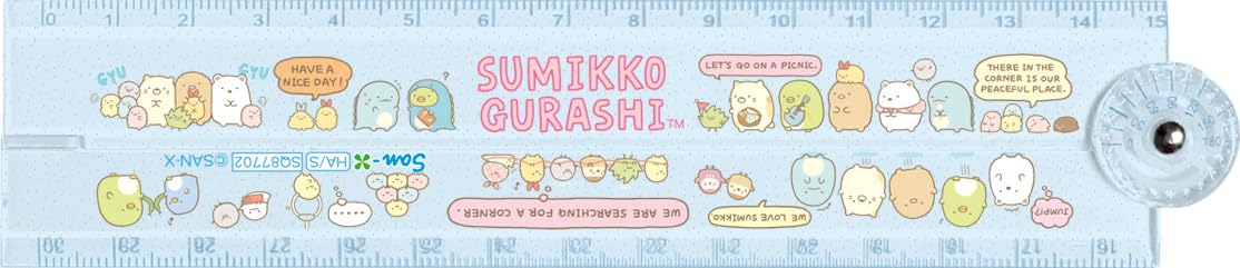 San-X Sumikko Gurashi 2021 Folding Ruler American Comic Style Sq87702- Japan Figure Store - #1 Bring To You The Best Japanese Goods