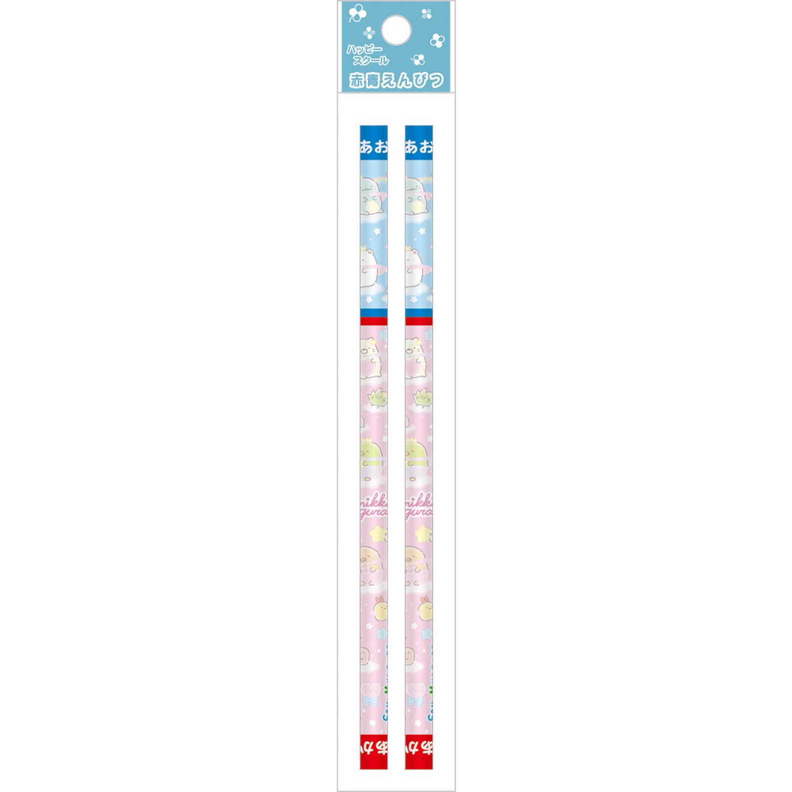 San-X Sumikko Gurashi Red and Blue Pencil PH19402 Classic Writing Tool- Japan Figure Store - #1 Bring To You The Best Japanese Goods