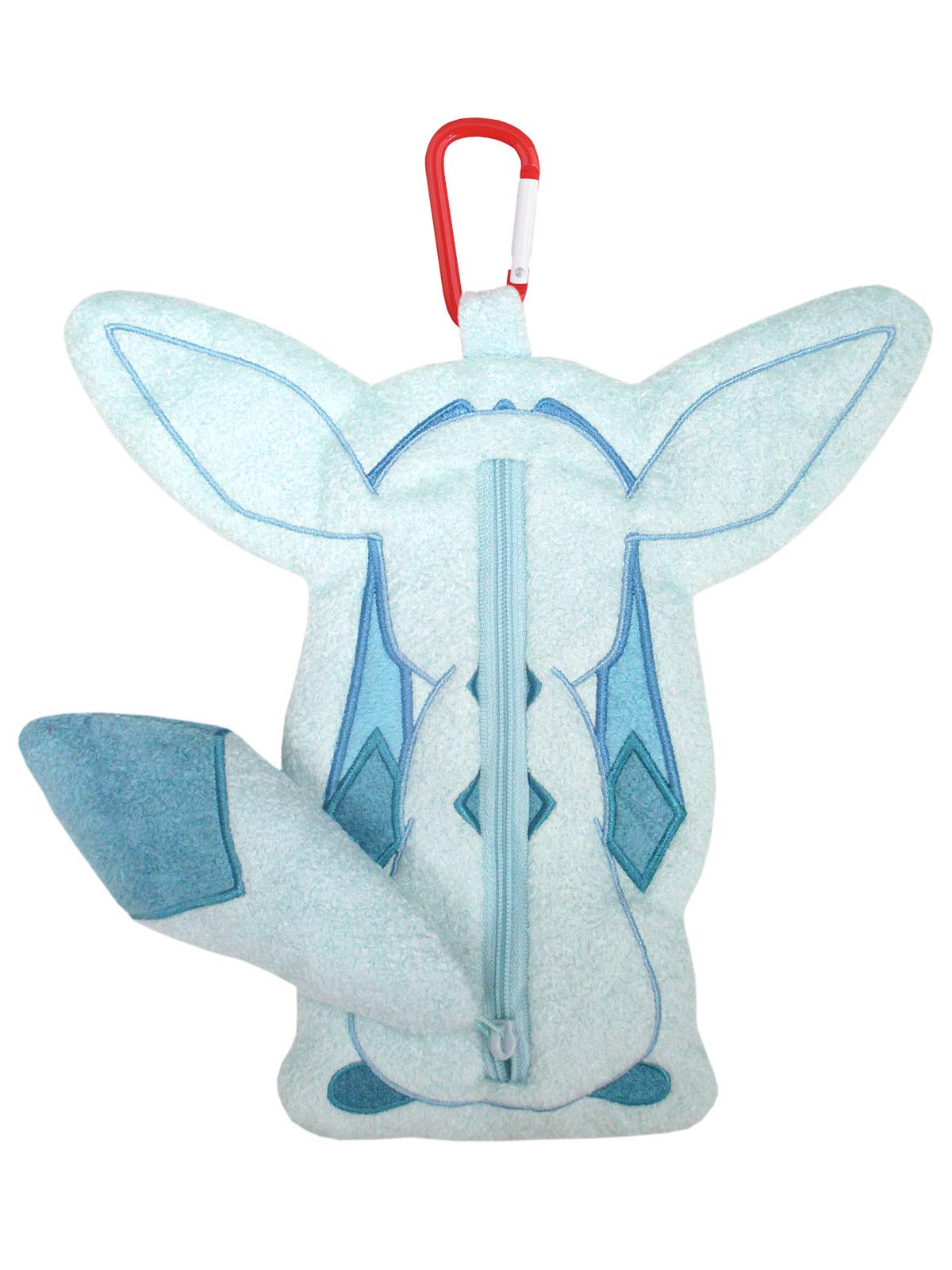 Sanei Boeki Pocket Monsters Glaceon Plush Pouch 22x3.5x22cm Pokemon Toy- Japan Figure Store - #1 Bring To You The Best Japanese Goods
