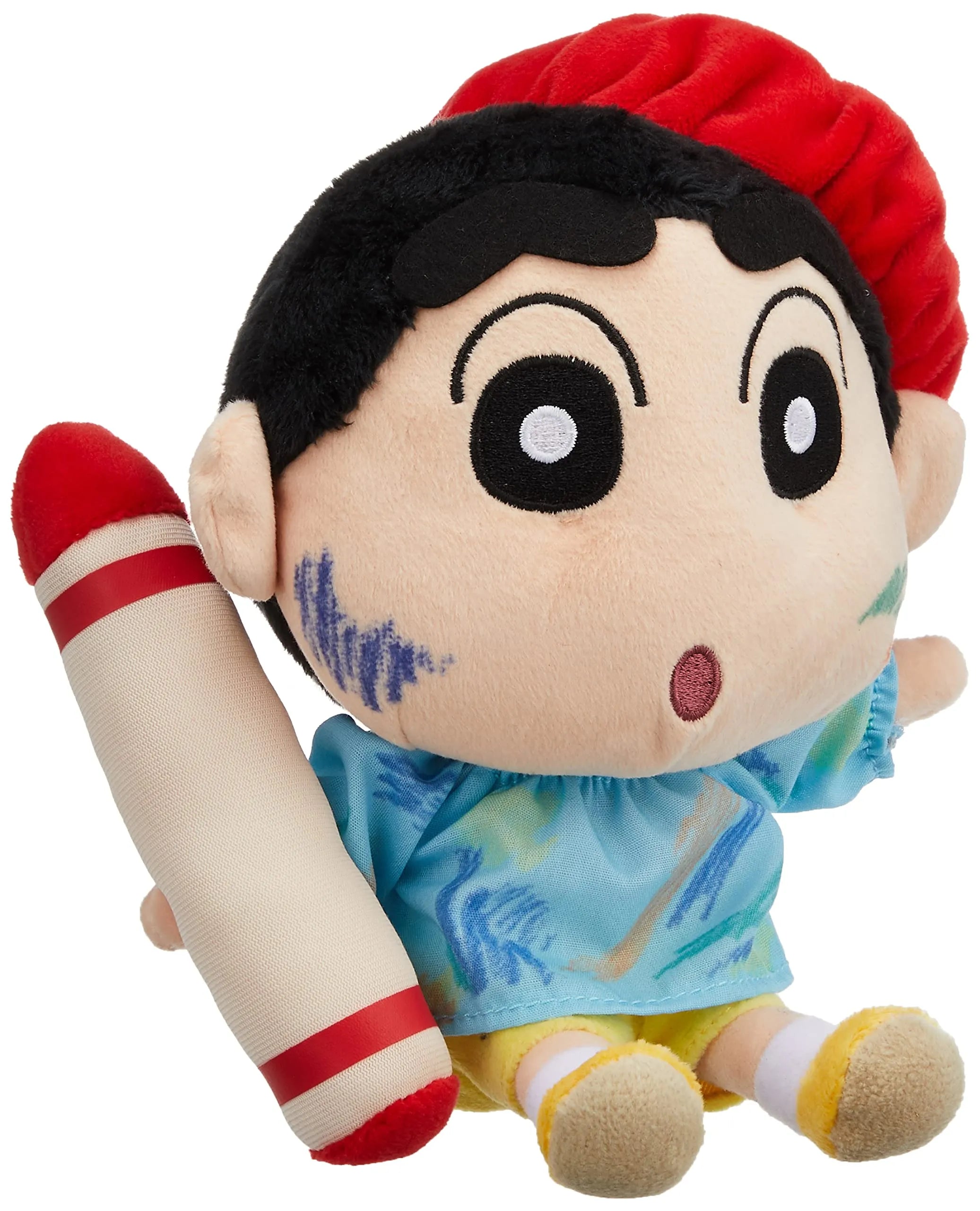 SAN-EI Crayon Shin-Chan Plush Doll Shin-Chan Scribbling S- Japan Figure Store - #1 Bring To You The Best Japanese Goods