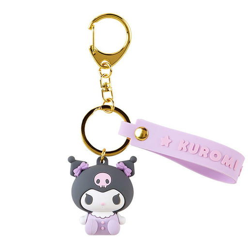 Sanrio 3D Kuromi Keychain 4.4 x 3.5 x 3cm Character 182354- Japan Figure Store - #1 Bring To You The Best Japanese Goods