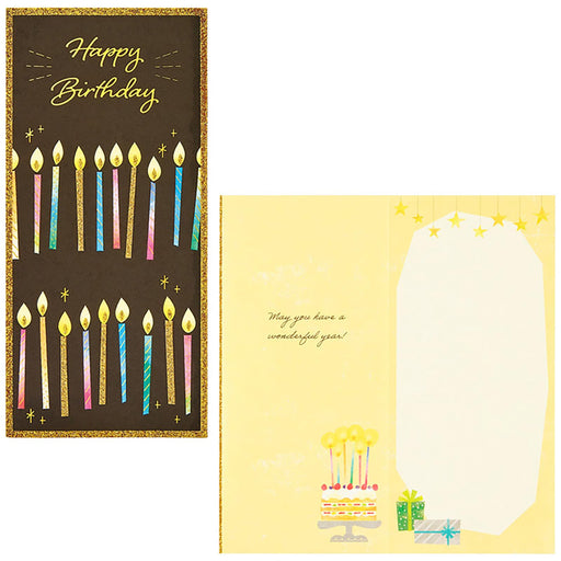 Sanrio Birthday Greeting Card Lots Of Candles Overseas Shipping Available- Japan Figure Store - #1 Bring To You The Best Japanese Goods