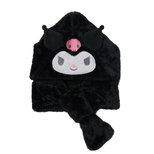 Sanrio Black Hooded Neck Warmer for Winter- Japan Figure Store - #1 Bring To You The Best Japanese Goods