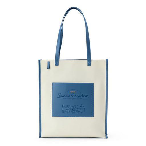 Sanrio Characters Blue Tote Bag Enjoy Idol Durable Fashionable 028622- Japan Figure Store - #1 Bring To You The Best Japanese Goods