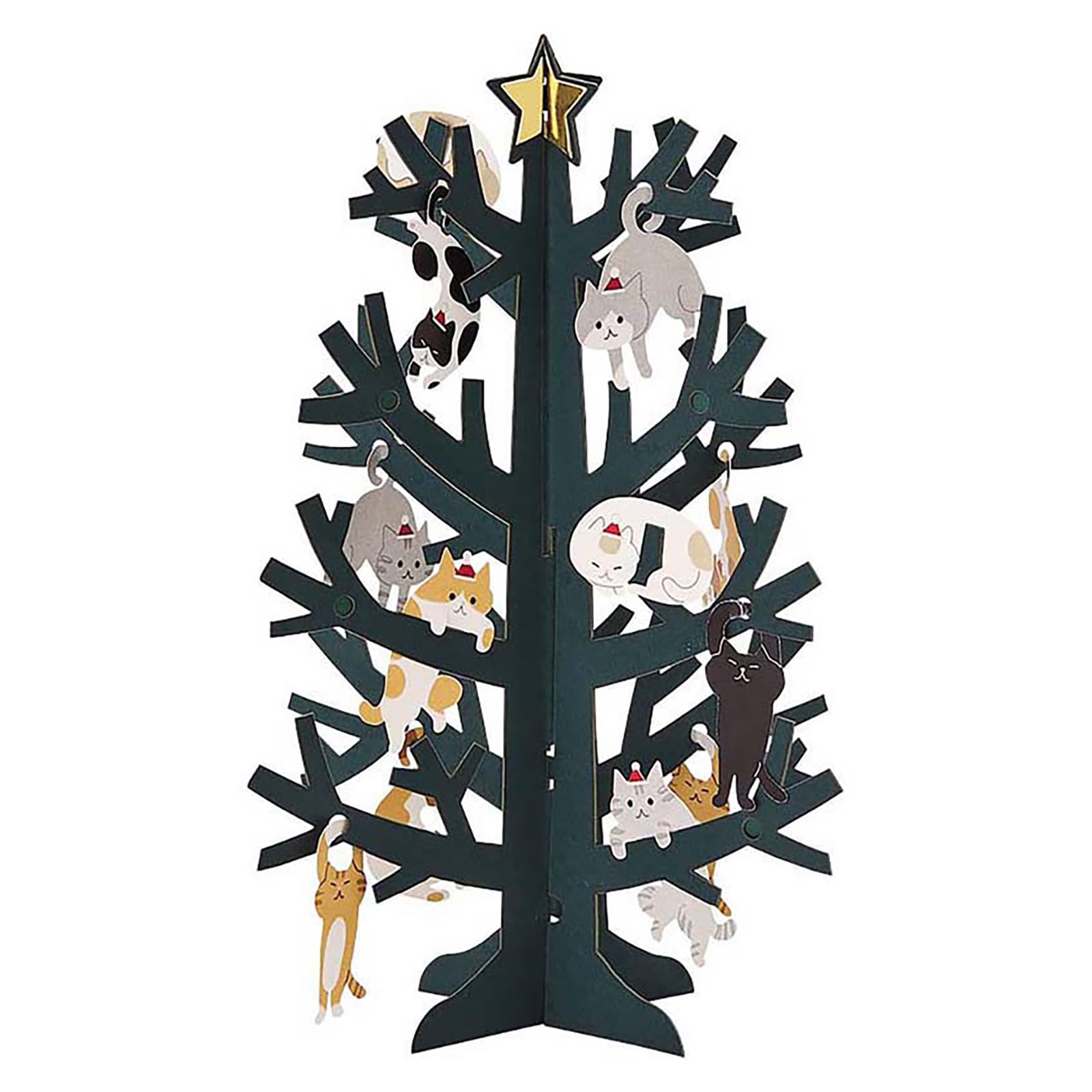 Sanrio Christmas Cat Tree Jx 79-5 Message Card 243167 Christmas Card