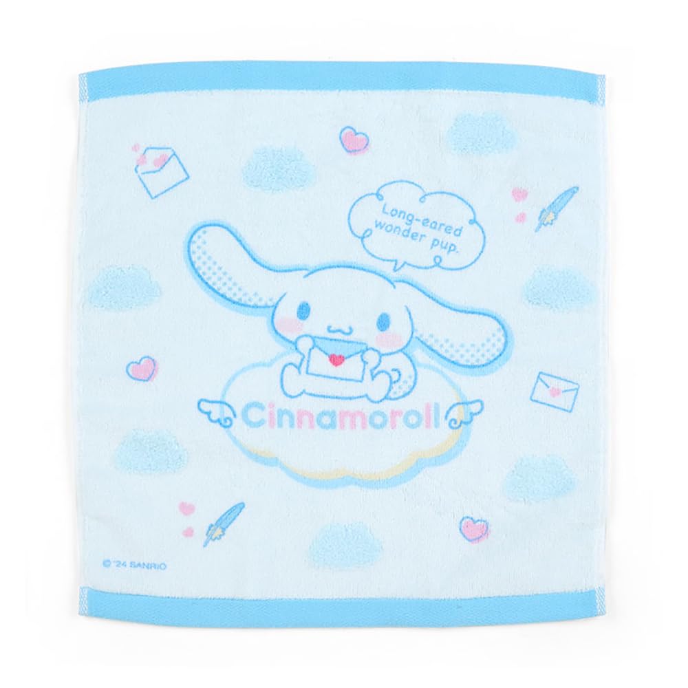 Sanrio Cinnamoroll Hand Towel 36x34cm Soft Cotton Character Design- Japan Figure Store - #1 Bring To You The Best Japanese Goods