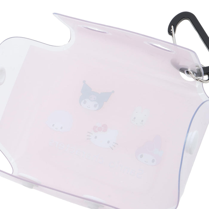 Sanrio Clear Multi-Case Ss Size with Carabiner for Earphones and Accessories- Japan Figure Store - #1 Bring To You The Best Japanese Goods