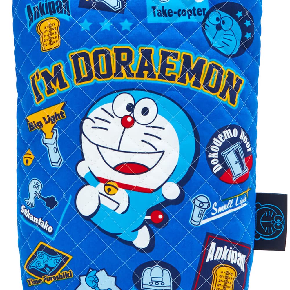 Sanrio Doraemon Quilted Shoe Bag for Kids | Durable Fabric | 271250 Model- Japan Figure Store - #1 Bring To You The Best Japanese Goods