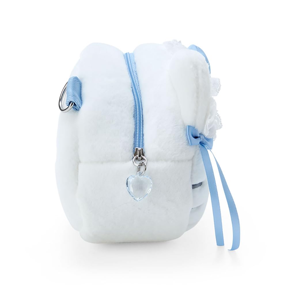 Sanrio Hello Kitty Face-Shaped Pochette Light Blue 13.7 x 17 x 8 cm- Japan Figure Store - #1 Bring To You The Best Japanese Goods