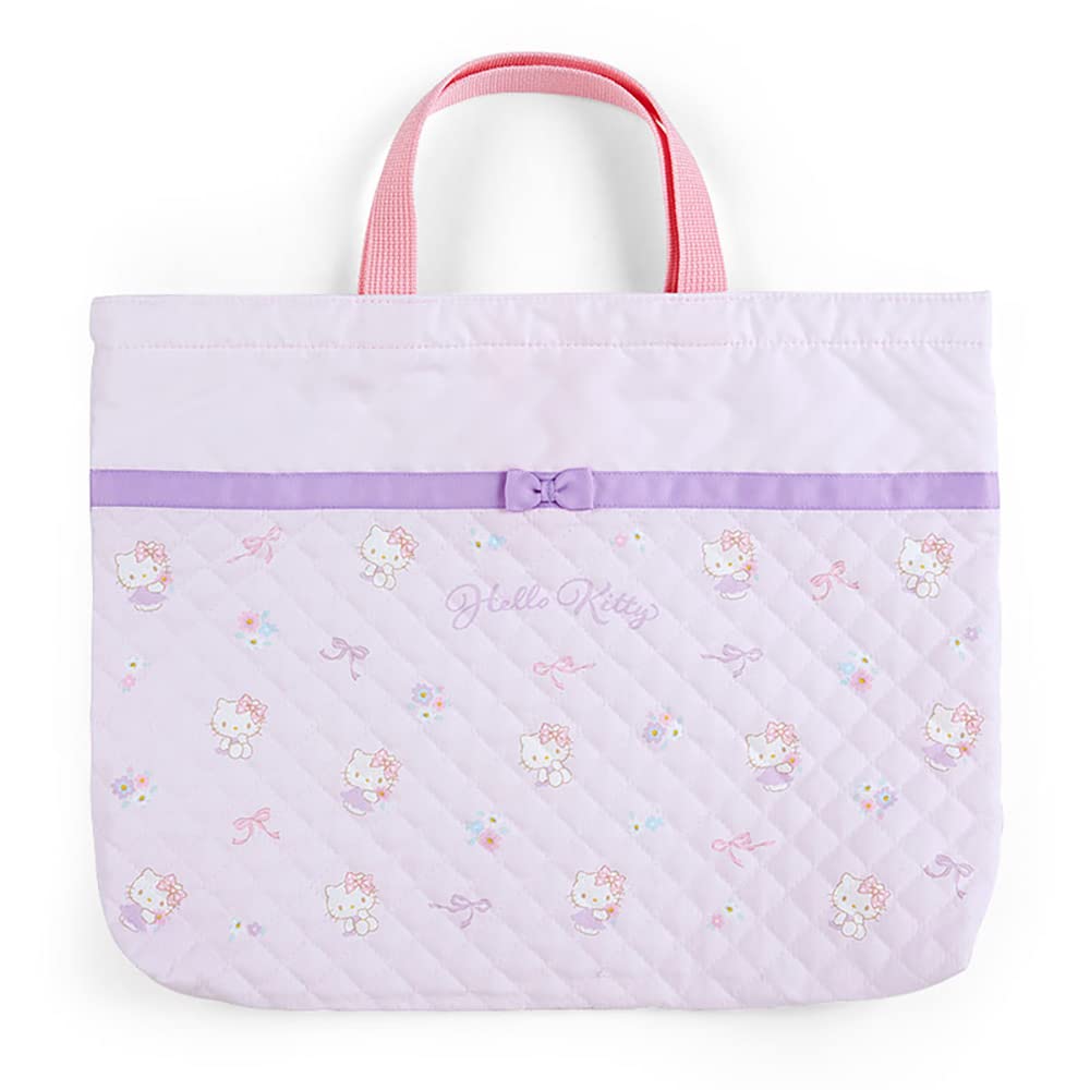 Sanrio Hello Kitty Quilted Lesson Bag 42x4x30 Cm Cotton/Polyester- Japan Figure Store - #1 Bring To You The Best Japanese Goods