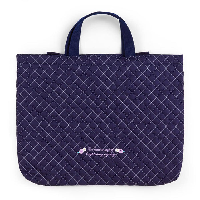 Sanrio Hello Kitty Navy Quilted Lesson Bag Durable and Stylish 765368- Japan Figure Store - #1 Bring To You The Best Japanese Goods