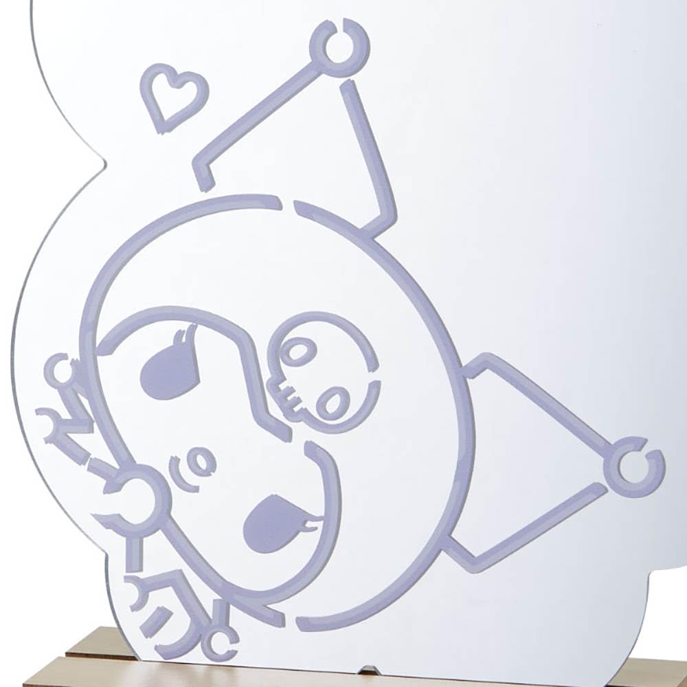 Sanrio Kuromi Interior Mirror 634026 for Car Decor- Japan Figure Store - #1 Bring To You The Best Japanese Goods