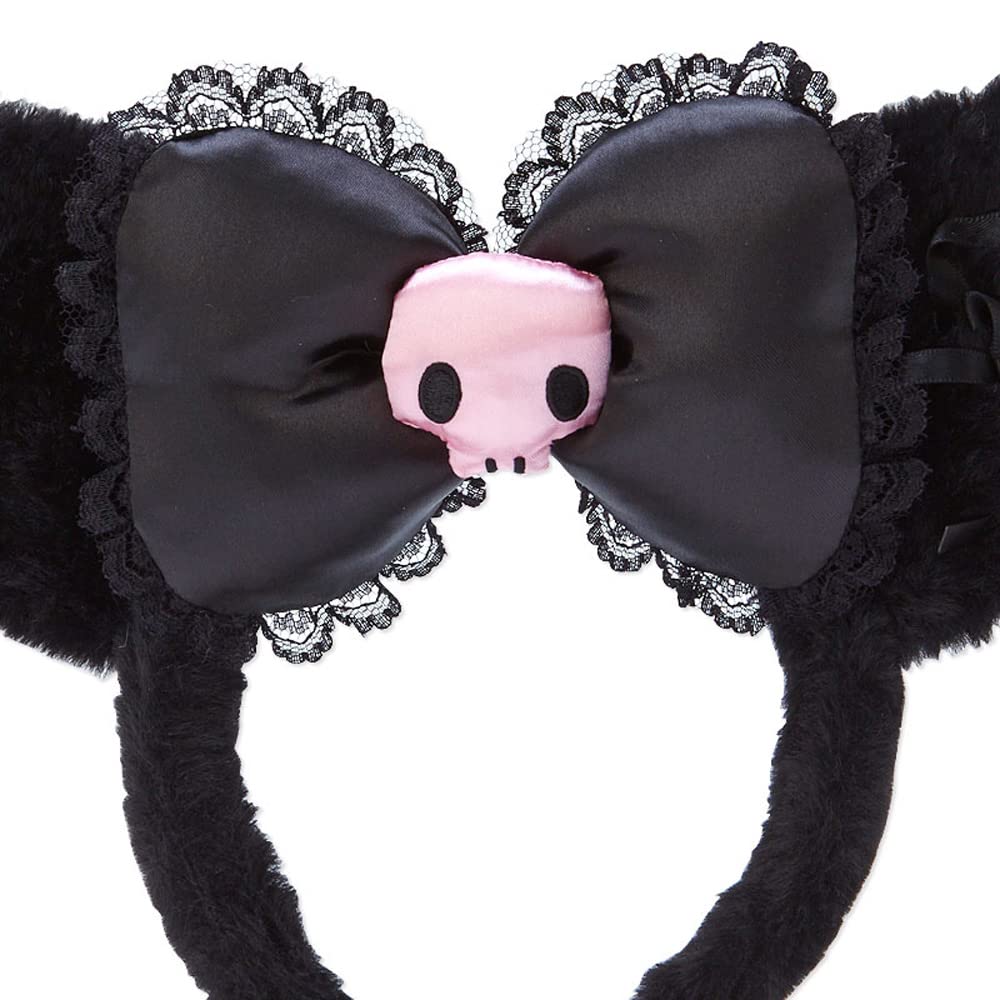 Sanrio Kuromi Headband Black Soft Plush 345253- Japan Figure Store - #1 Bring To You The Best Japanese Goods