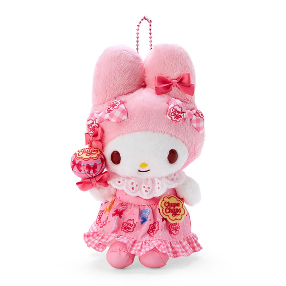 Sanrio My Melody Mascot Holder Chupa Chups 2nd Edition 15.5x10x9cm- Japan Figure Store - #1 Bring To You The Best Japanese Goods