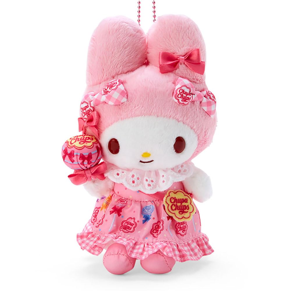 Sanrio My Melody Mascot Holder Chupa Chups 2nd Edition 15.5x10x9cm- Japan Figure Store - #1 Bring To You The Best Japanese Goods