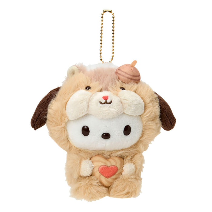 Sanrio Pochacco Squirrel Fluffy Porte-clés pour enfants de 6 ans et plus, modèle 653667
