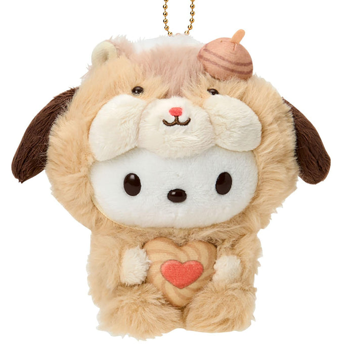 Sanrio Pochacco Squirrel Fluffy Porte-clés pour enfants de 6 ans et plus, modèle 653667