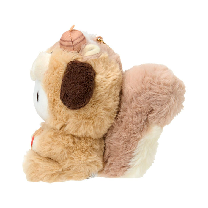 Sanrio Pochacco Squirrel Fluffy Porte-clés pour enfants de 6 ans et plus, modèle 653667
