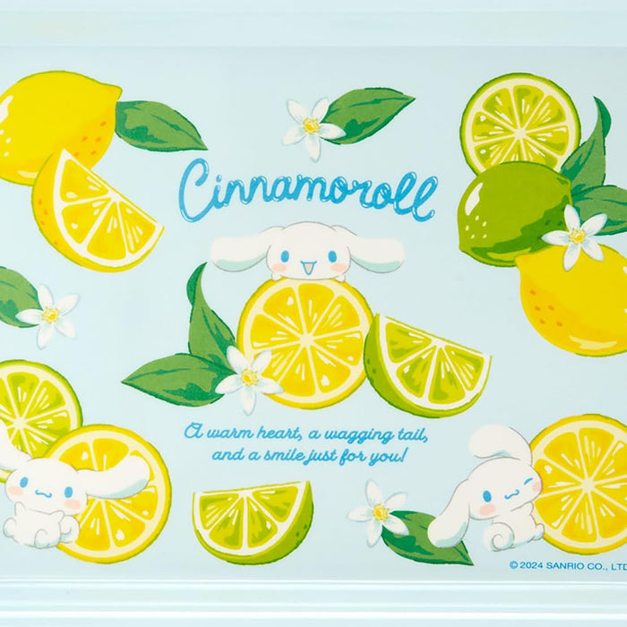 Sanrio Melamine Mini Tray 20.9x14 cm Colorful Fruit Cinnamoroll Design- Japan Figure Store - #1 Bring To You The Best Japanese Goods