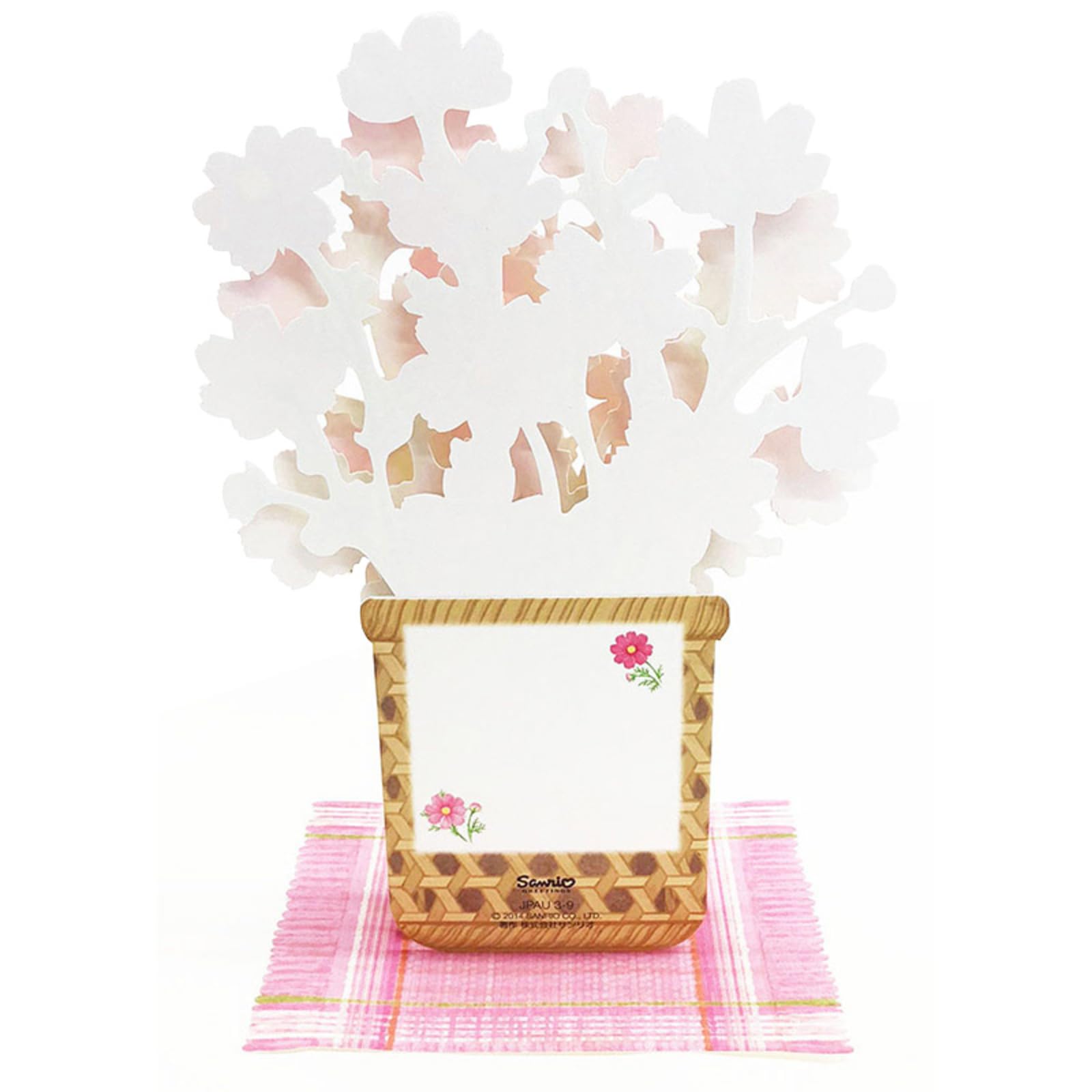 Sanrio Message Card Autumn Cosmos Woven Basket Greeting Card Overseas Shipping- Japan Figure Store - #1 Bring To You The Best Japanese Goods