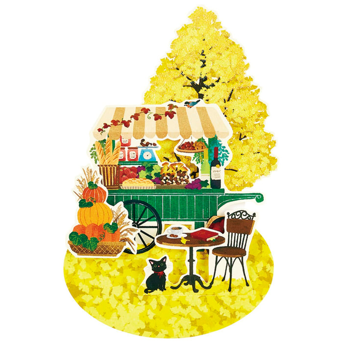 Sanrio Autumn Ginkgo & Marche Greeting Card with Overseas Shipping Available- Japan Figure Store - #1 Bring To You The Best Japanese Goods