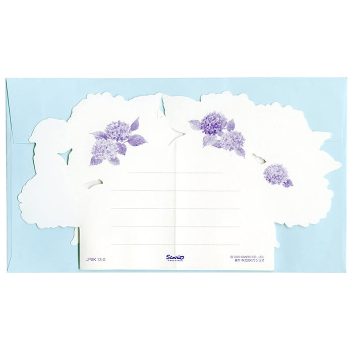 Sanrio Early Summer Hydrangea Greeting Card – Overseas Shipping Available- Japan Figure Store - #1 Bring To You The Best Japanese Goods