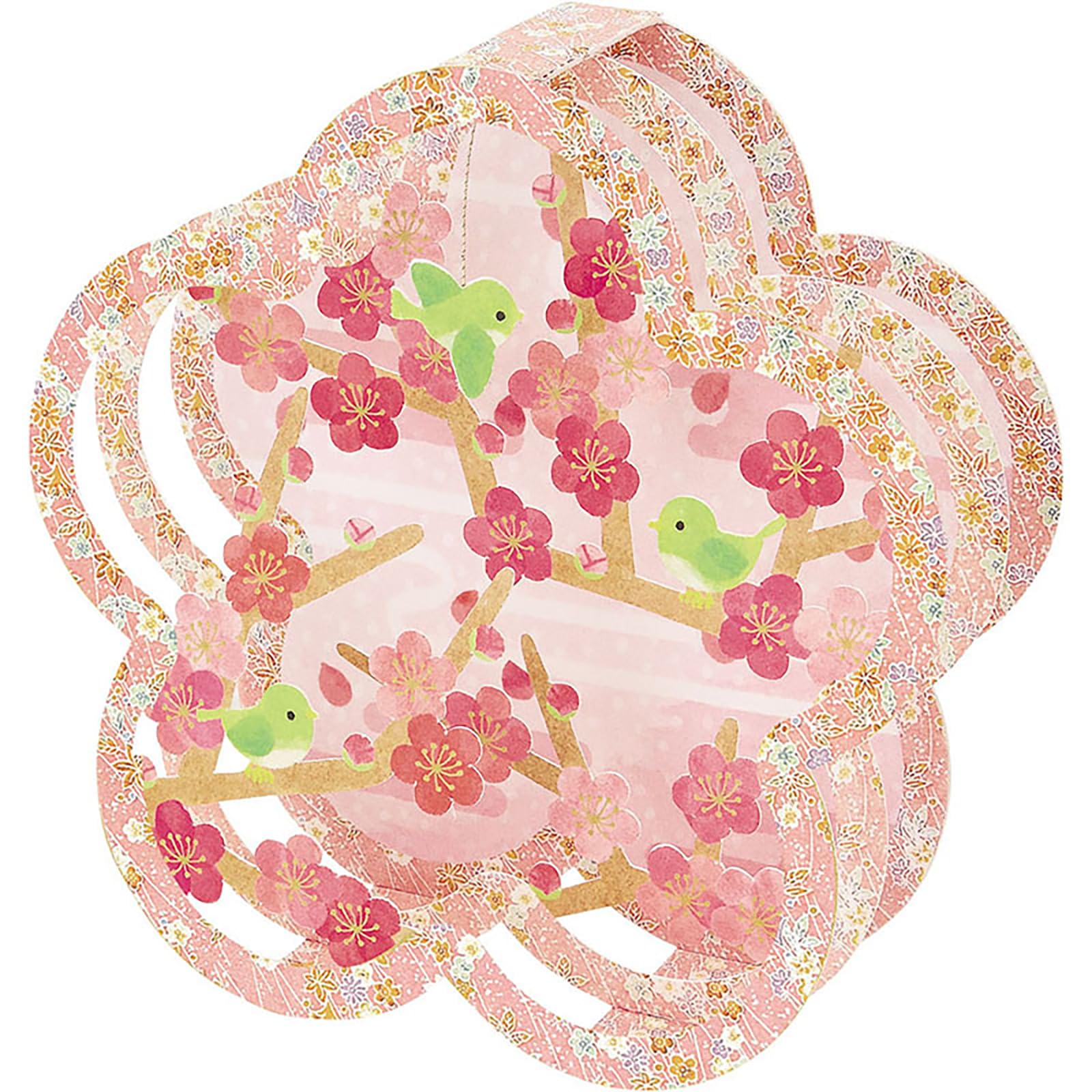 Sanrio Spring Plum Branch Music Box Message Card Overseas Shipping Available- Japan Figure Store - #1 Bring To You The Best Japanese Goods