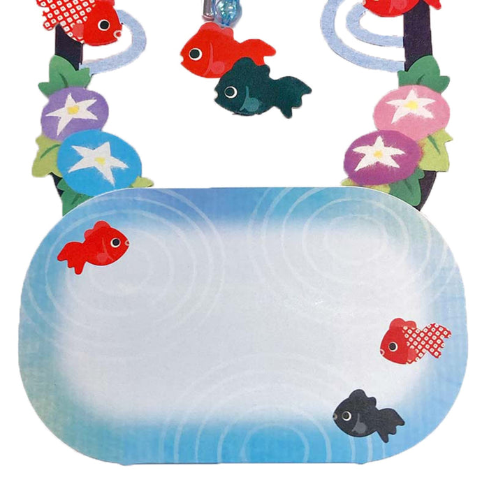 Sanrio Summer Greeting Card Goldfish Wind Chime with Overseas Shipping- Japan Figure Store - #1 Bring To You The Best Japanese Goods