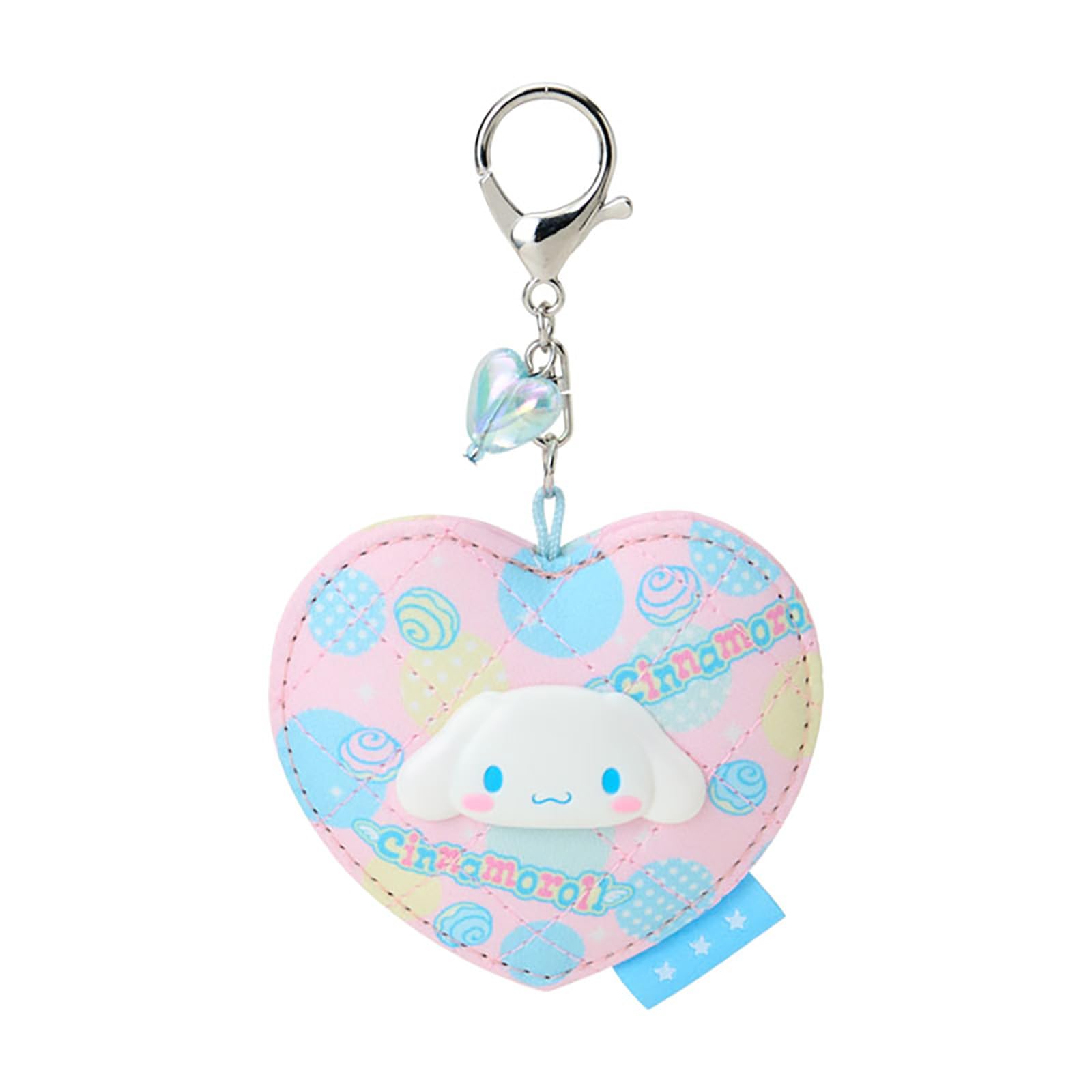 Sanrio Cinnamoroll Mirror Charm Minna No Quilt Polyester Cotton Steel Glass