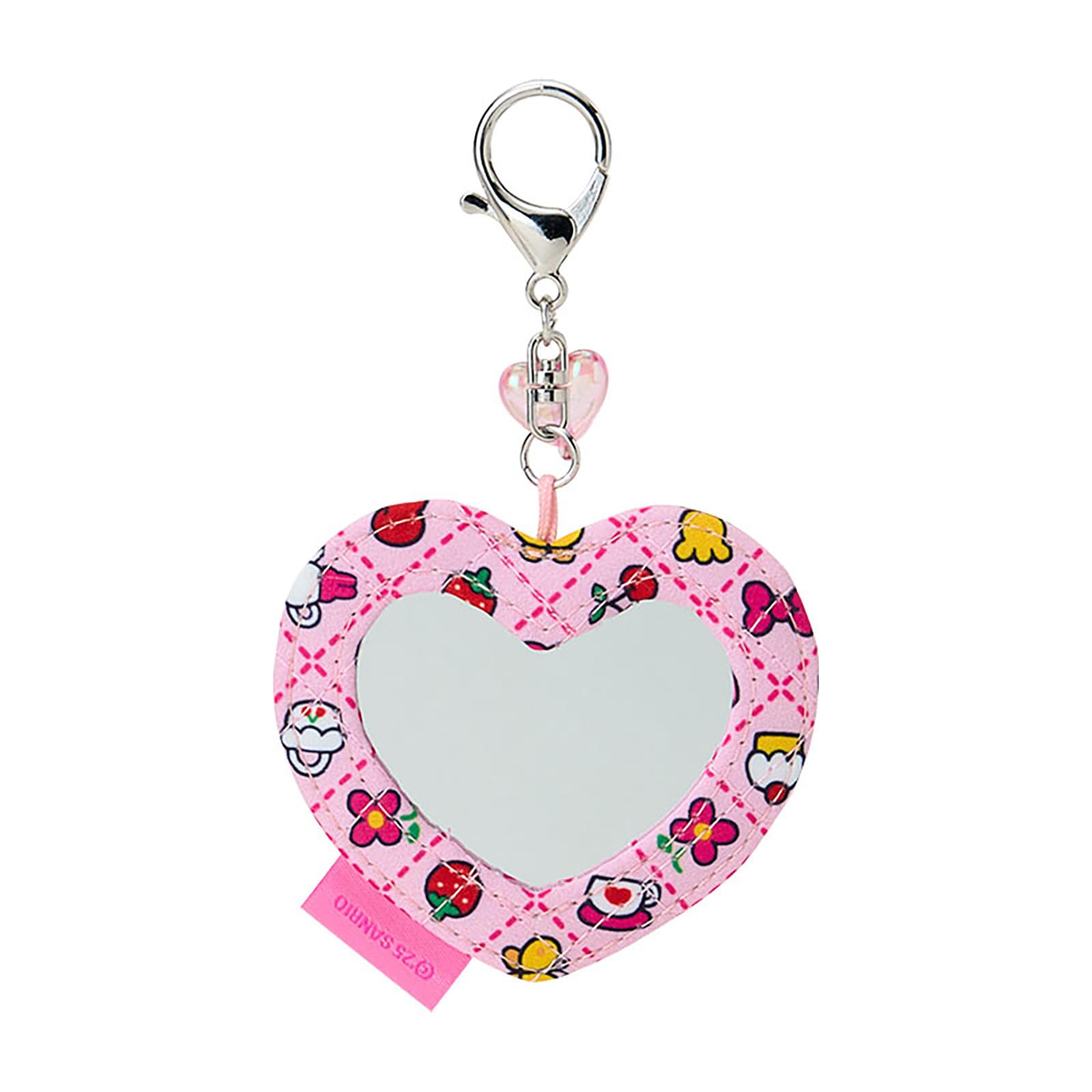 Sanrio My Melody Mirror Charm Minna No Quilt Cotton Polyester Glass Steel