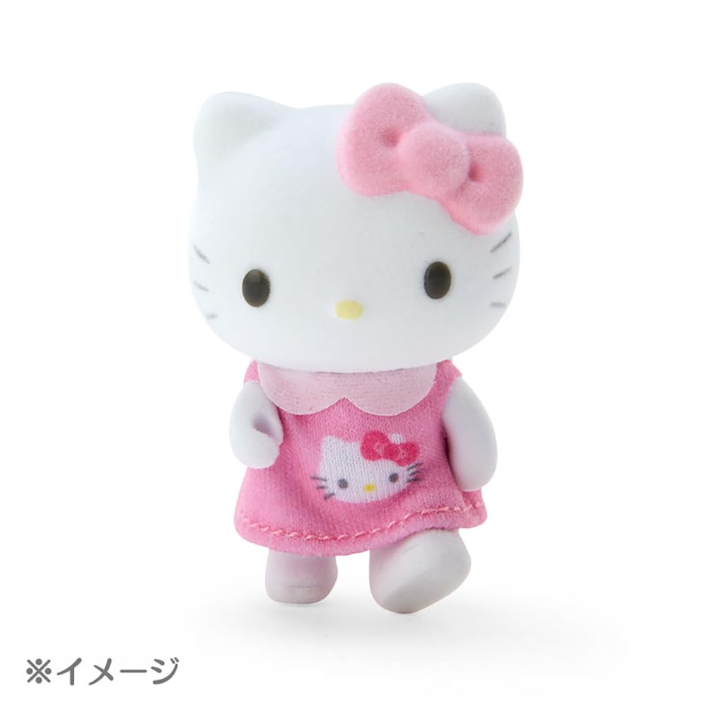 Sanrio My Melody Mini Flocky Dress-Up Doll Pitatto Friends Series 6.8x3.6x3cm 604208- Japan Figure Store - #1 Bring To You The Best Japanese Goods