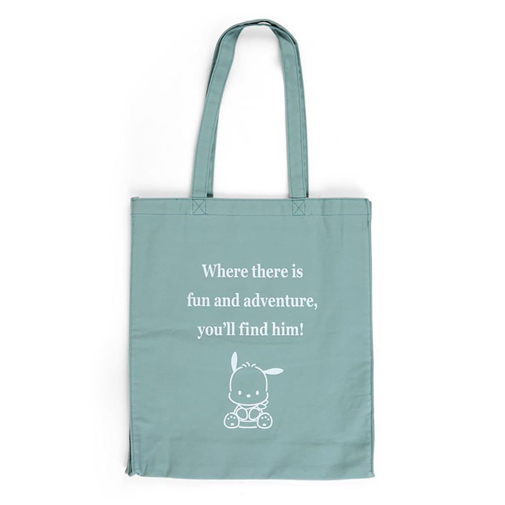 Sanrio Pochacco Cotton Tote Bag 40x36x10cm Perfect Handbag with Cute Character- Japan Figure Store - #1 Bring To You The Best Japanese Goods