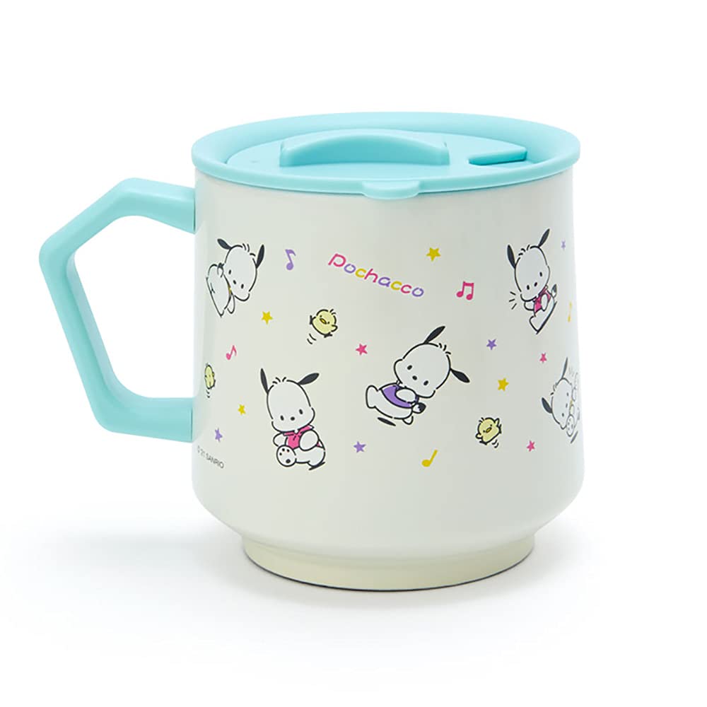 Sanrio Pochacco Stainless Steel Mug With Lid - Durable & Stylish- Japan Figure Store - #1 Bring To You The Best Japanese Goods