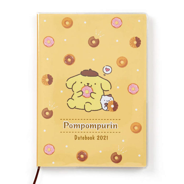 Sanrio Pompompurin B6 Date Book 2021 - Adorable Planner for All Ages- Japan Figure Store - #1 Bring To You The Best Japanese Goods