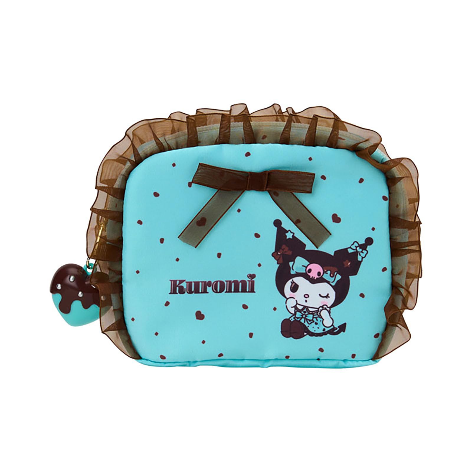 Sanrio Kuromi Pouch Chocolate Mint Polyester Cotton Ages 3+