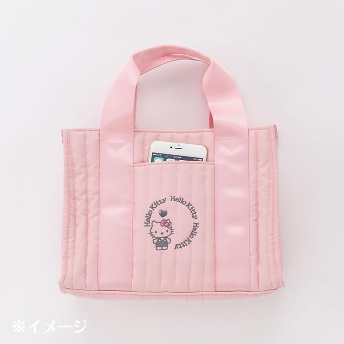 Sanrio Quilted Tote Bag S Hello Kitty 28.5x10x21 cm- Japan Figure Store - #1 Bring To You The Best Japanese Goods