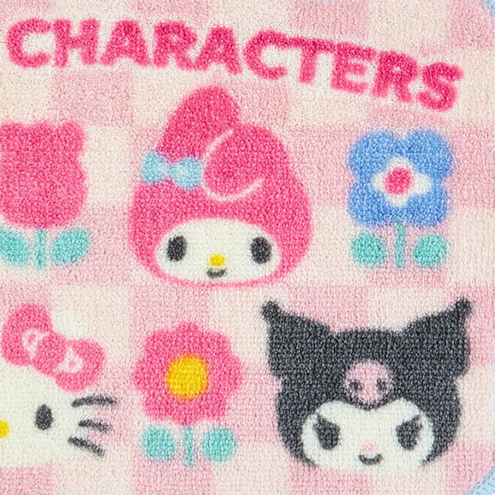 Sanrio Characters Mini Room Mat Pastel Checker 35x55cm- Japan Figure Store - #1 Bring To You The Best Japanese Goods