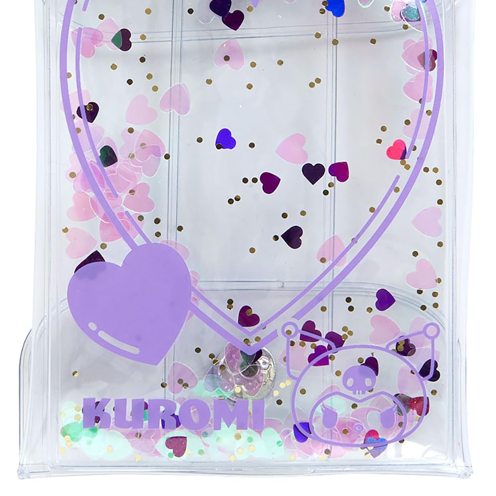 Sanrio Kuromi Clear Pouch with Carabiner Colorful Heart Series Grand Prize Edition- Japan Figure Store - #1 Bring To You The Best Japanese Goods