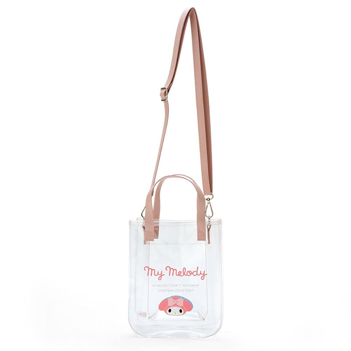 Sanrio Clear Shoulder Bag My Melody 21x17x7.5 cm Character Bag- Japan Figure Store - #1 Bring To You The Best Japanese Goods