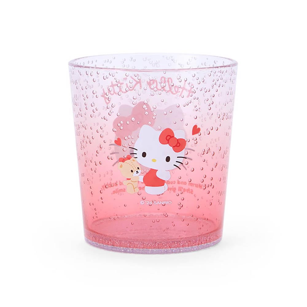 Sanrio Hello Kitty 300ml Clear Tumbler for Kids and Adults- Japan Figure Store - #1 Bring To You The Best Japanese Goods