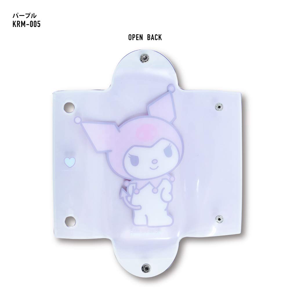 Sanrio Kuromi Purple Clear Large Pencil Case & Accessory Organizer- Japan Figure Store - #1 Bring To You The Best Japanese Goods