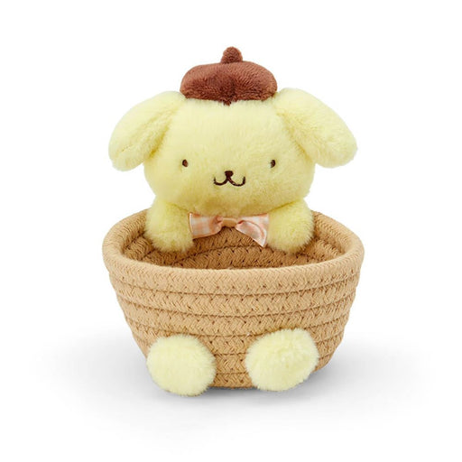Sanrio Rope Basket with Mascot Pompompurin Storage 886149- Japan Figure Store - #1 Bring To You The Best Japanese Goods