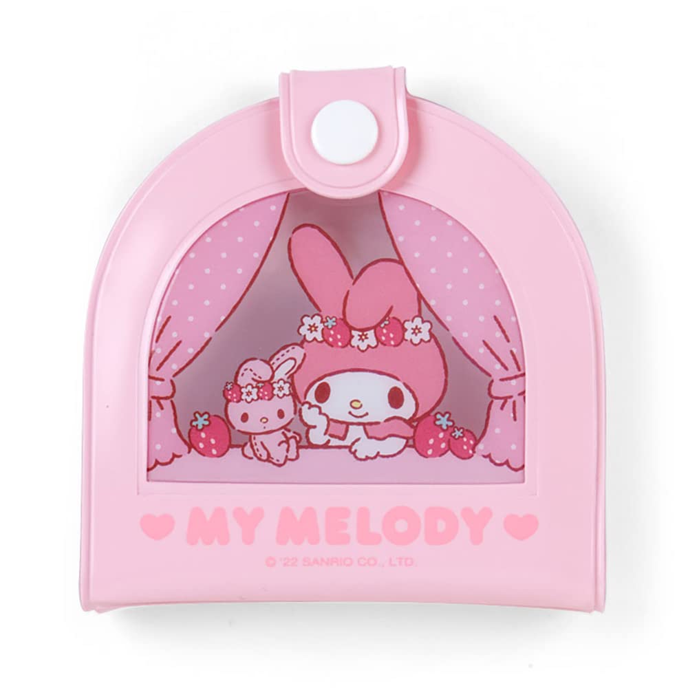 Sanrio My Melody Mirror with Vinyl Case Comb 8.5x1.2x8.2cm Fashion Accessory- Japan Figure Store - #1 Bring To You The Best Japanese Goods