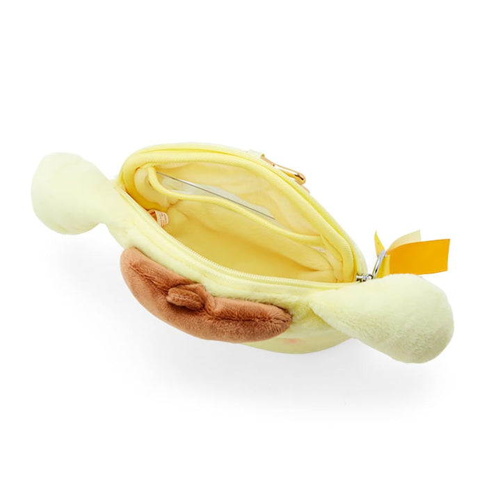 Sanrio Pompompurin Face-Shaped Pouch 12.5x18x7 cm 2nd Edition- Japan Figure Store - #1 Bring To You The Best Japanese Goods