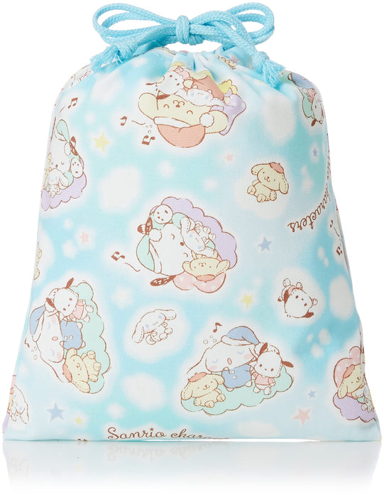 Sanrio Small Drawstring Bag Cg-2766 Blue Durable and Cute Storage Solution- Japan Figure Store - #1 Bring To You The Best Japanese Goods
