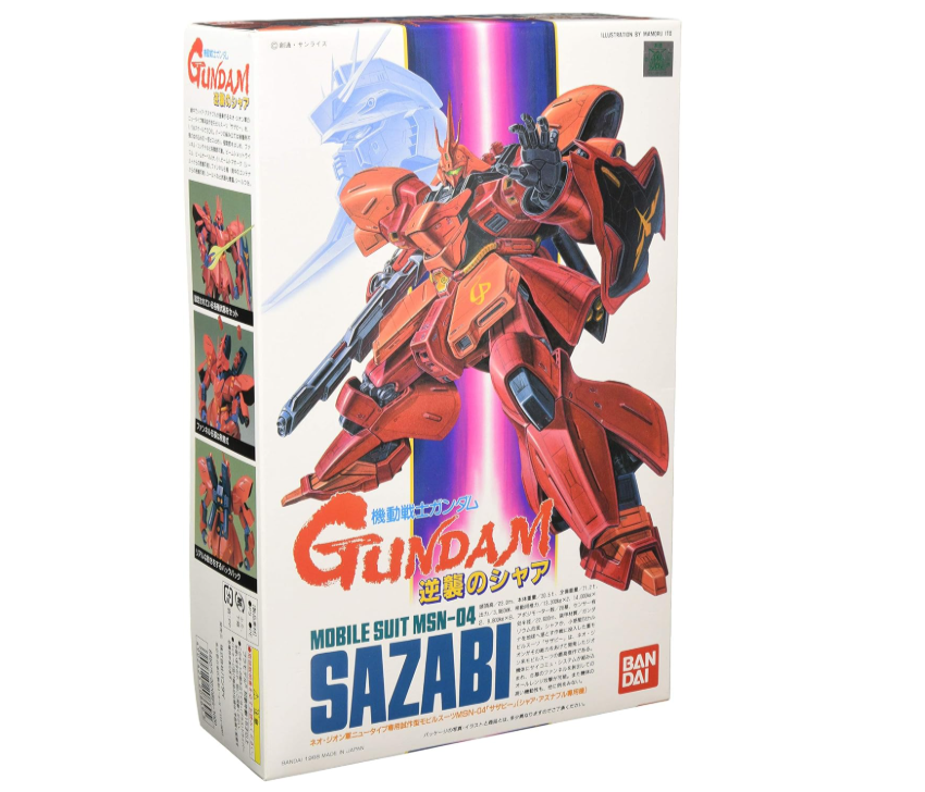 Bandai Spirits 1/144 Msn-04 Sazabi High-Detail Model Kit